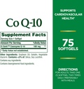 Nature's Bounty CoQ10, ondersteunt de gezondheid van het hart, dieetsupplement, 100mg, 75 Softgels (pakket van 2)
