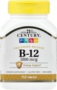 21st Century B 12 1000 mcg Prolonged Release Tablets, 110 Count