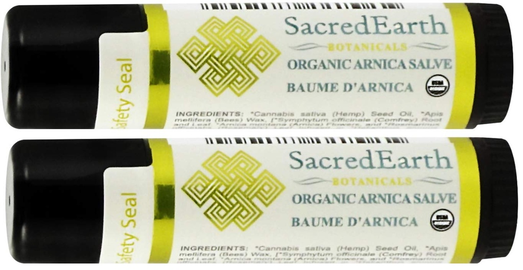 Sacred Earth Botanicals Organic Arnica Salve Single (2-Pack)
