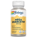 SOLARAY Mega Quercetine met bromelaïne, vitamine C en bioflavonoïden - Antioxidant en Immuun Ondersteuning Supplement, Hearth Health en Blood Pressure Ondersteuning - Vegan, 60-dagen garantie, 60 Serv, 60 VegCaps