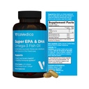 High-Potency, Super EPA/DHA Fish Oil 750mg van essentiële Omega-3 vetzuren . . . . . . . . hartgezondheid, hersenen gezondheid, immuunsysteem gezondheid