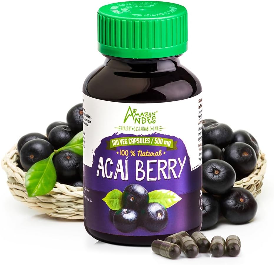 Andes Acai/Açai Berry Capsules (Euterpe oleracea) 