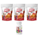 BariatricPal 90 jours Bariatric Vitamine Bundle (Multivamine ONE 1 par jour! Capsule avec 45mg de fer et de citrate de calcium Mâches douces 500mg avec Probiotiques - Pommes Caramel)