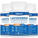 Lactoferrin Supplement 1200mg for Healthy Immune Support-Gluten-Free, Vegetarian - 60 Softgels (3 Bottles)