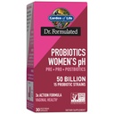 Garden of Life Dr Formulated Womens pH Probiotica 50 miljard CFU, Pre + Pro + Postbiotica - Digestieve, Immune en Vaginale Ondersteuning, Aardappel, Acacia, Postbiotische Metabolieten, 30 dagen levering