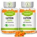 Lutein Gummies 25mg - Eye Vitamins Lutein & Zeaxanthine Eye Health Supplements for Adults, Sugar Free Eye Health Gummies Supplement - Support Vision,Macular,Blue Light Filting (120 Tel.)