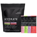 Sports Research® Hydrate Electrolytes Powder Packets - Suikervrij en natuurlijk op smaak gebracht met vitamines, mineralen en kokoswater - Ondersteunt Hydration - 16 Packets - Variety Pack