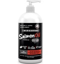 Finest for Pets Wild Alaska Salmon Oil for Dogs & Cats - Omega 3 Fish Oil with Pollock & Salmon for Sensitive Skin & Coat Health. EPA & DHA Ease Itching, ondersteunt Joint, Immune & Heart Health (32oz)
