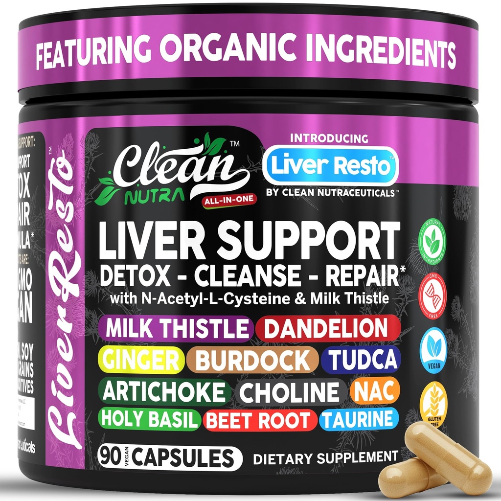 Clean Nutraceuticals Lever Reiniging Detox & Repair 