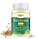 Nattokinase Supplement 10000FU – Organic Natto Enzyme 500mg for Circulatory Wellness, Enteric-Coated Tablets Aiding Digestion & Assisting Absorption, Vegan, 90 Tablets (90-Day Supply)