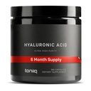 Suppléments à l'acide hyaluronique – Lab testé 95 % Ultra haute pureté – Fermenté et biodisponible avec vitamine C – Lab tiers testé – 360 capsules