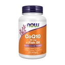 NOW Foods Supplementen, CoQ10 60 mg met Omega 3 Visolie, Cardiovasculaire Gezondheid*, 120 Softgels