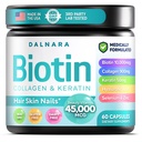 Biotin Collageen & Keratine  Made in USA