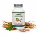 Mother Nature Sheng Shai Shen Red Ginseng (Panax Korean Ginseng) Herbal Supplement - 400mg - 120 Vegan Pullulan Capsules - Made in USA