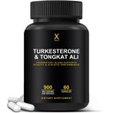 HumanX Turkesterone & Tongkat Ali 900mg - Ondersteunt energie, uithoudingsvermogen en spierherstel en groei - Turkesterone Supplement - Tongkat Ali Supplement - Long Jack Extract (Eurycoma Longifolia)