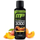 Muscle Pharm L-Carnitine 3000, The Ultimate Liquid L Carnitine Supplement voor hoge prestaties, Ondersteunt Metabolisme, Hydration & Energy, Zero Sugar, Lage Calorieën, Peach Nectarine smaak, 32 Servers