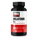 Force Factor Melatonin 3mg, Drug-Free Supplement, Vegan, Non-GMO, 60 Vegetable Capsules