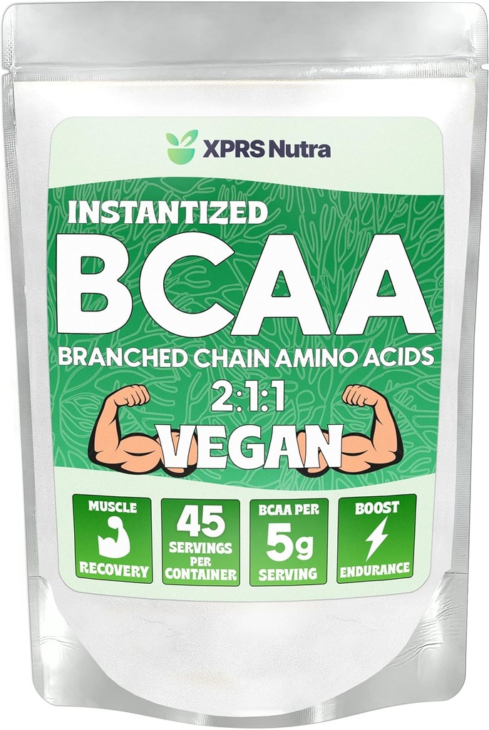XPRS Nutra BCAA Powder - Aminozuren Supplement voor mannen - Unflavored BCAA Trainingssupplementen - Gym Supplementen voor mannen - Aminozuren Supplement voor vrouwen voor sportschool Post Workout Herstel (8 Ounce)