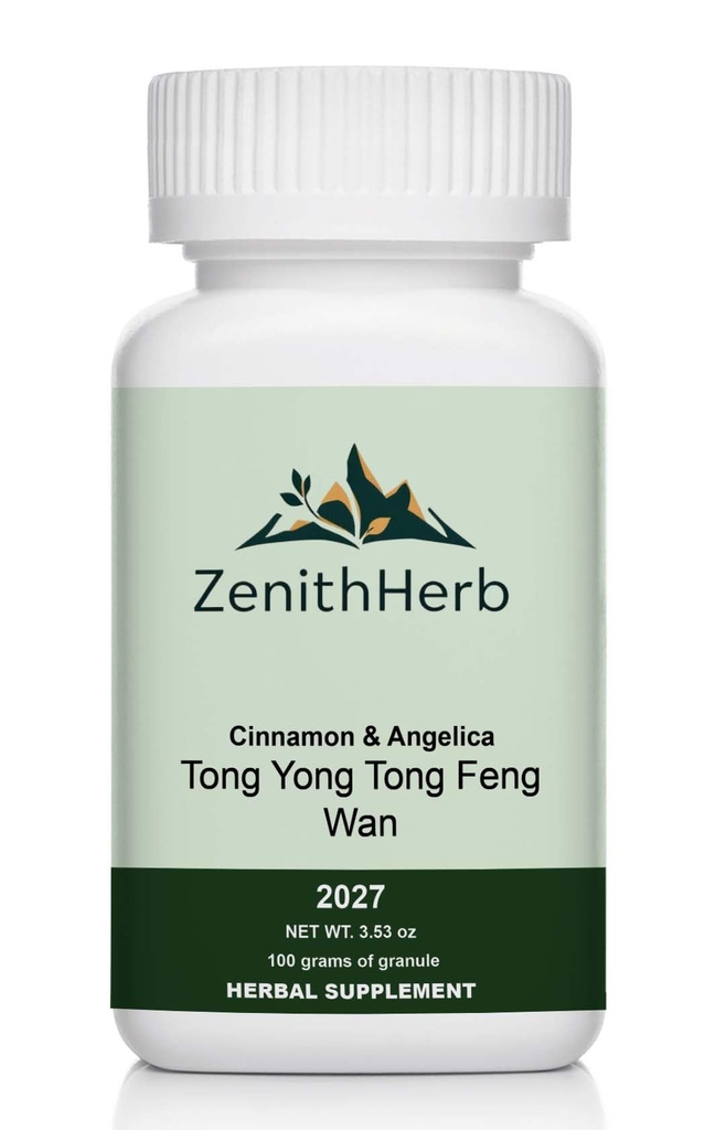 ZenithHerb-Tong Yong Tong Feng Wan/Cinnamon & Angelica Herbal Supplement, 100 Grams Granule/Bottle