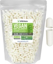 XPRS Nutra Maat 00 Lege capsules - 1000 Graaf Lege Vegan Capsules - Vegetarische pillen - DIY plantaardige capsule vullen- Veggie pilscaps voor Do-It-Yourself Supplements (White)