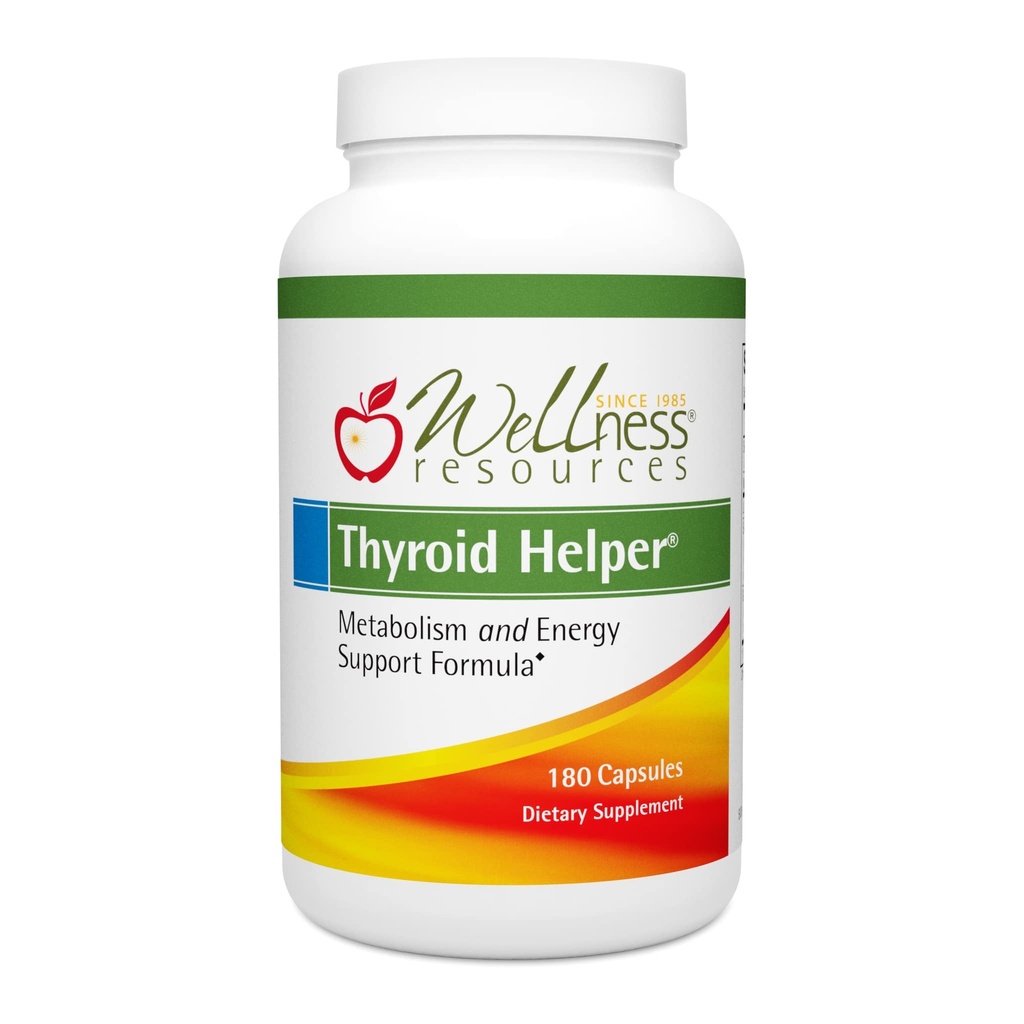 Wellness Middelen Schildklierhelper - Natuurlijke Supplement voor Metabolisme, Energie, Schildklier Ondersteuning (180 Capsules) ...