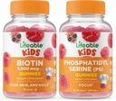 Levensbaar Biotin Kids + Fosfatidylserine (PS) Kinderen, Gummies Bundle - Grote Proeverij, Vitamine Supplement, Glutenvrij, GGO-vrij, Kauwgom