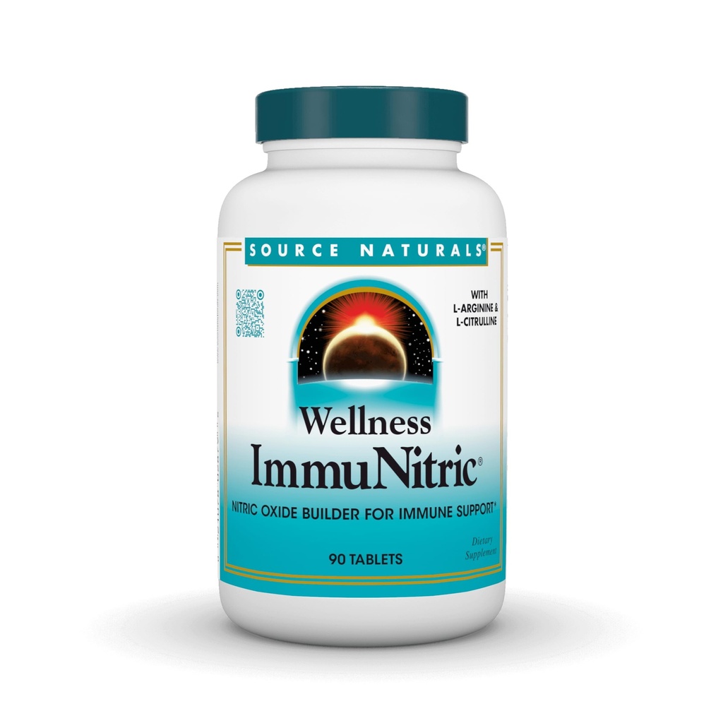 Bron Naturals Wellness Imunitric, Nitric Oxide Builder for Immune System Support* - 90 Tablets