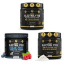 HRDWRK - 100 portions Kéto Electrolytes Poudre d'hydratation sans sucre - Poudre d'électrolyte pour stimuler l'endurance et réduire la fatigue avec supplément d'électrolytes (ensemble non aromatisé de 2 et Razz bleu)