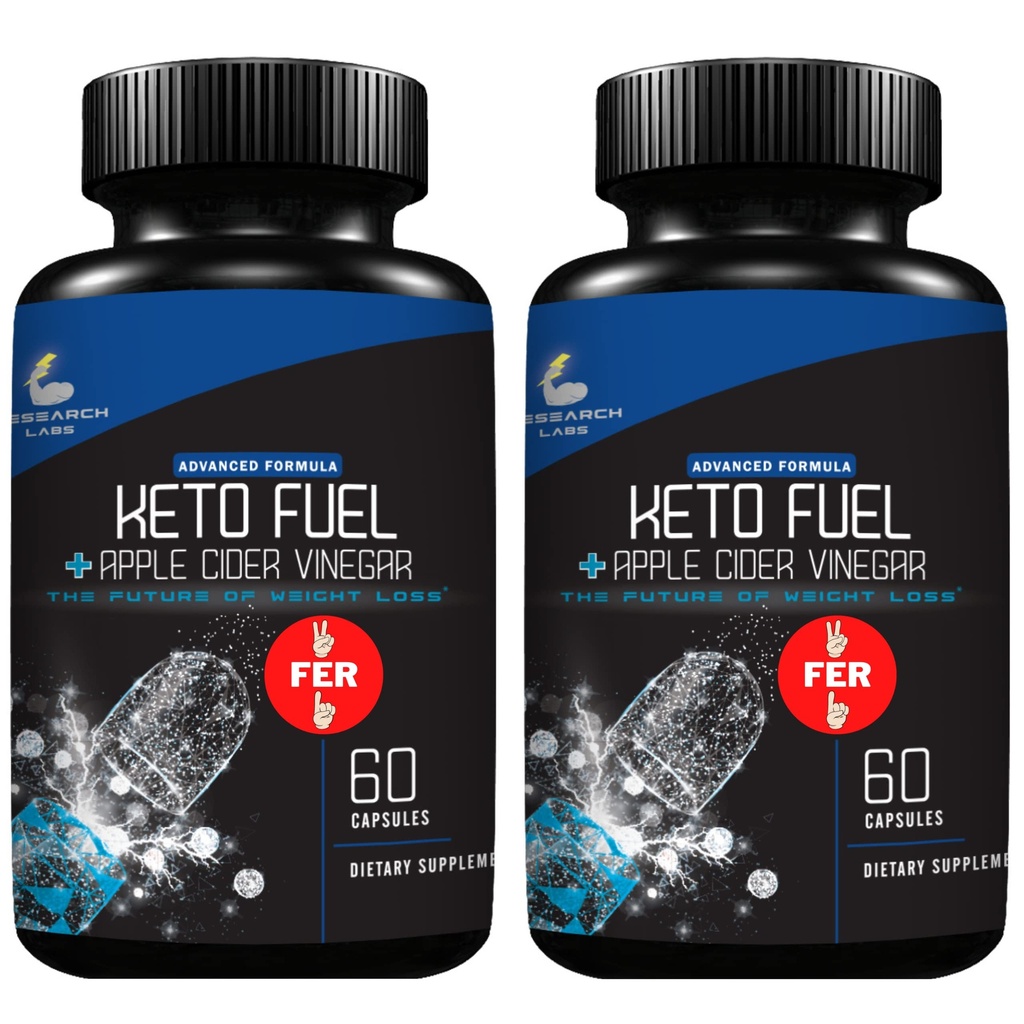 Onderzoek Labs 2 fer 1 Ad Keto Diet Pillen Detox Reiniging & Ondersteuning w/Apple Cider Vinegar 120 Tellen Eigen Ketonen, Honger Onderdrukt Gewicht Verlies Dieet Pillen