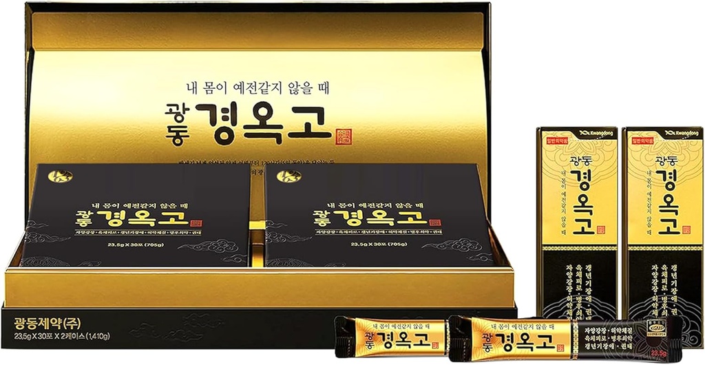KWANGDONG Kyung Ok Ko Premium Koreaanse Herbal Supplment met natuurlijke ingrediënten, natuurlijke energie Booster voor mannen & vrouwen 60P