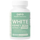 DIPO White Rein Extract Carb Blocker, 1200mg par portion pour le métabolisme Boost & Ease Calories de Starchy Food - Supplément de haricots pour le rein blanc, Suppléments de contrôle de glucides - 60 Capsules Vegan