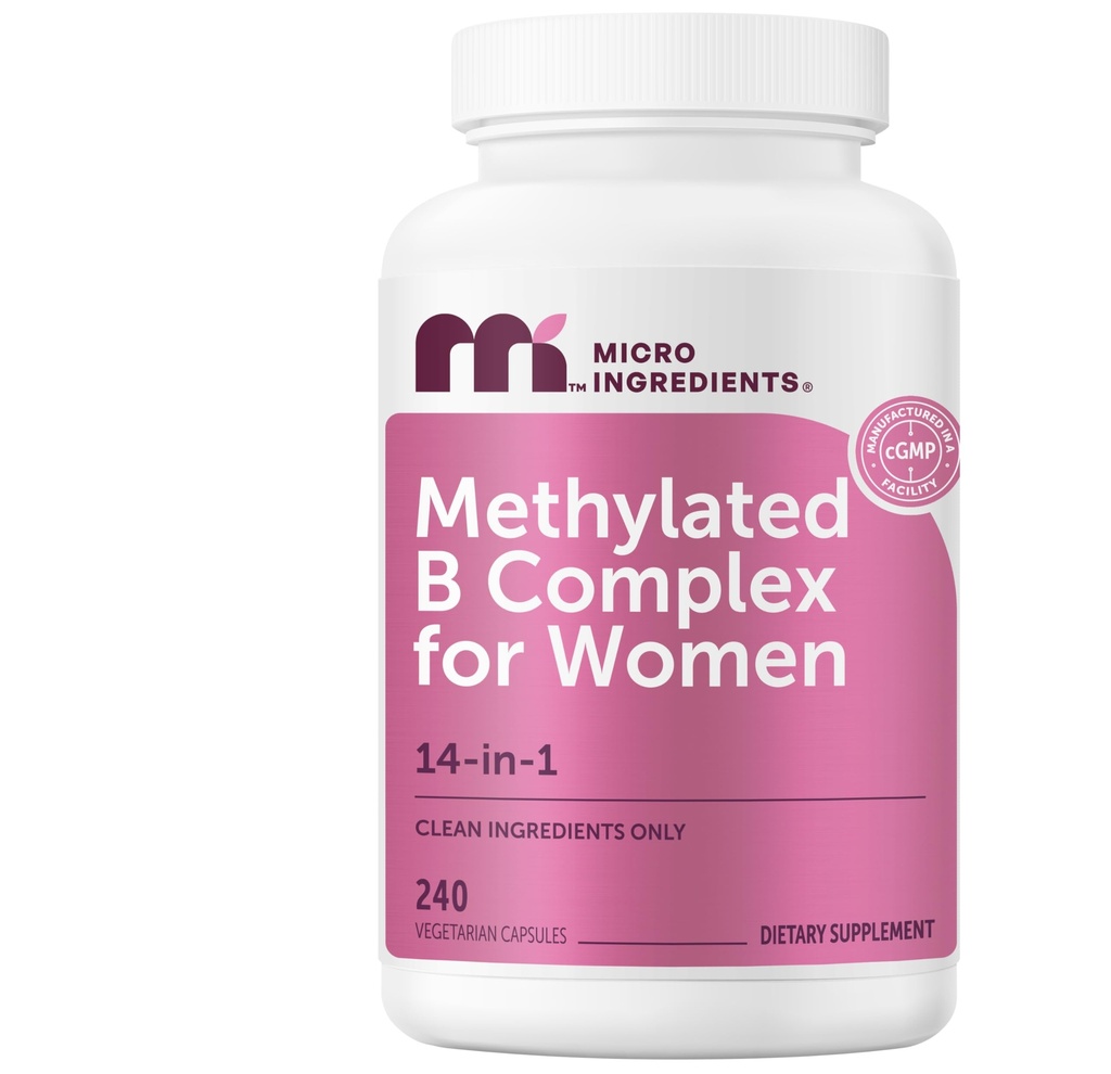 Micro-Ingrediënten Methylated B Complex for Women, 240 Vegetarische Capsules 