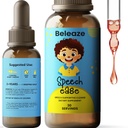Speech Ease Kids Supplement – Natural Speech Support Drops with Vitamin B12, Folate & Vitamin D | Heavy Metal Cleanse for Brain Health, Communication & Confidence | Gluten-Free, Non-GMO, Made in USA
