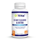 15-Day Cleanse and Detox Supports Digestive and Colon Health, Special Formula with probiotics, fine Herbs Such as Senna Leaf, Cascara Sagrada Bark, and More! (30 Non-GMO Capsules)