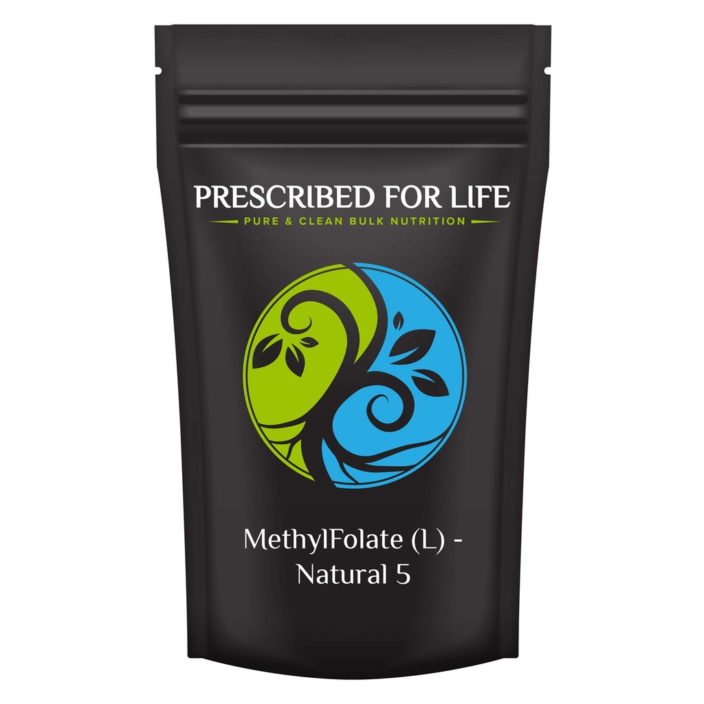 Poudre de folate de méthyle prescrite pour la vie. Biodisponible Acide folique pour soutenir la santé du cerveau.