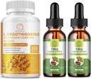 L-Ergothioneine Mushroom Complex Capsules & TMG (trimethylglycine) Liquid Drops