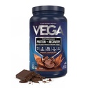 Vega Sport Vegan Protein Powder + Recovery - 30g Plant Based Protein per Serving, Chocolate, 19 Servings, 5g BCAA's, Probiotica, NSF Certified, For Shakes & Smoothies, 1.8lbs (Packaging May Vary)