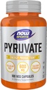 NOW Foods Sports Nutrition, Pyruvaat (Pyruvinezuur) 600 mg, Energieproductie*, 100 Veg Capsules