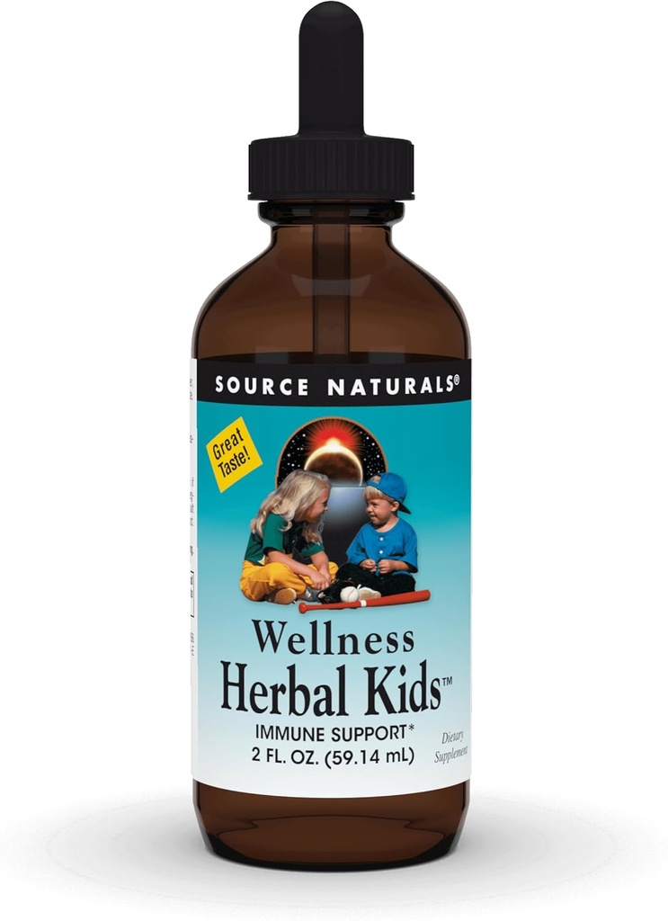 Source Naturals Wellness Herbal Kids, for Immune System Support* - 2 Fluid oz