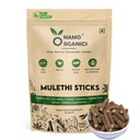 Namo Organics - Mulethi Stick For Eating - 100 Gm - yashtimadhu/Licorice Roots Organic for Throat