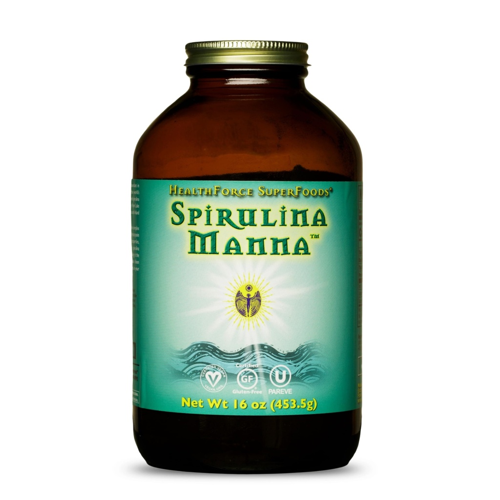 HealthForce SuperFoods Spirulina Manna - Poeder - 16 Oz