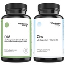 DIM + Zinc, Magnesium & VIT B6 | DIM Supplement for Women and Men with Pomegranate + Zinc Picolinate, Magnesium with Vitamin B6 | Cell & Tissue Healrh | Hormone Balance for Women | 60 & 30 Day Supply