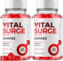 (2 Pack) Vital Surge Gummies, Official Vital Surge Maximum Strength 1000MG Advanced Supplement Gummies, VitalSurge Mens Detox Supplement, Vitasurge Gomitas Kauwt met natuurlijke ingrediënten (120 Gummies)