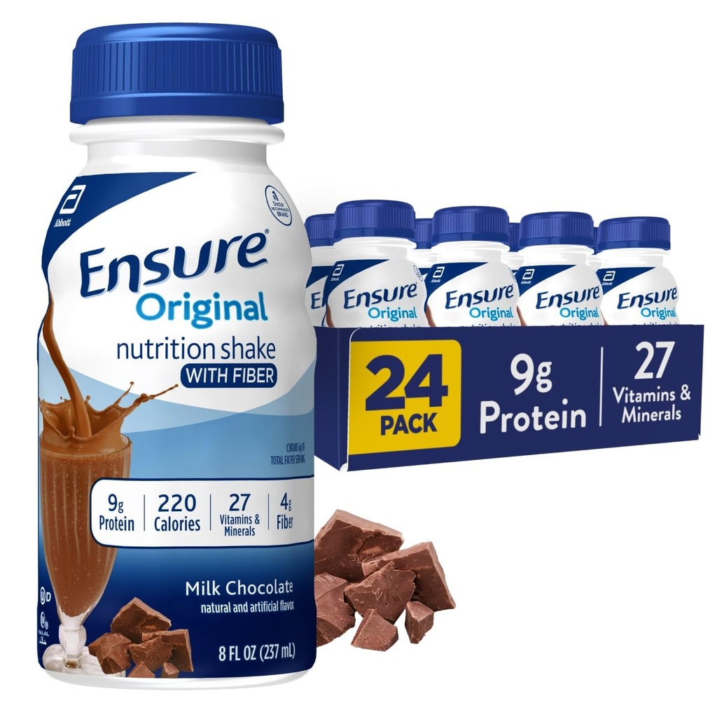 Faire en sorte que le chocolat au lait d'origine se shake avec de la fibre.