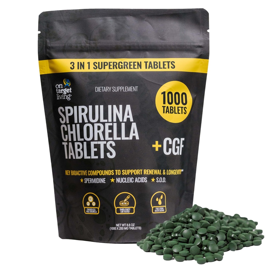 Op Target Living Spirulina Chlorella + CGF 