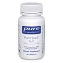 Pure Encapsulations PureHart K2D - Heart Health Supplement* - with Vitamin K2 & D3 - Cholecalciferol Vitamine D & MK-7 - Non-GMO & Vegetarian - 60 capsules