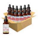 Kruiden Papaya Kids Kalm ondersteuning Liquid Extract 1oz met Magnesium Glycinate, Magnesium citraat, Kids Multivitamine - Magnesium voor kinderen - 1oz fles, 12 eenheden