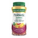 Nature's Bounty Probiotic Gummies, Immune Health & Digestive Balance, Pineapple, Raspberry and Orange Flavor Gummies, 60 Ct