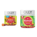 OLLY Multi + Probiotic Adult Multivitamin Gummy, 1 Billion CFUs, Digestive and Immune Support & Metabolism Gummy Rings, Apple Cider Vinegar, Vitamin B12, Chromium, Energy and Digestive Health