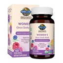 Garden of Life Organics Women's Once Daily Multivitamin, 60 Tablets